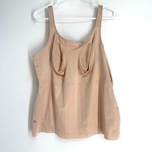 Ruby Ribbon Nude Shapewear Slimming Shaping Tank Top Bra Style 3417 Size 50